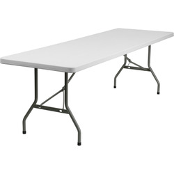 8' X 30'' White Rectangle (Seats 8-10)